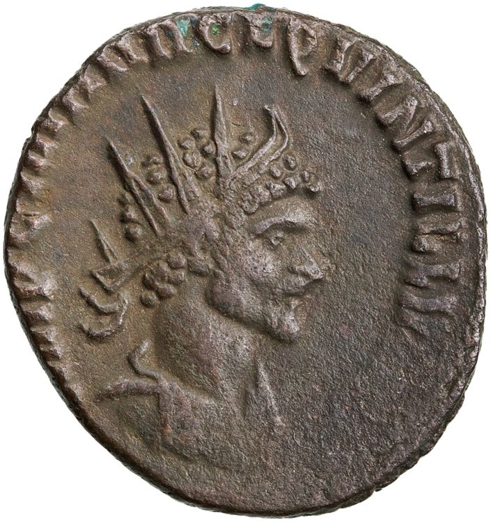 RIC V Quintillus 35, аверс, American Numismatic Society (ans)