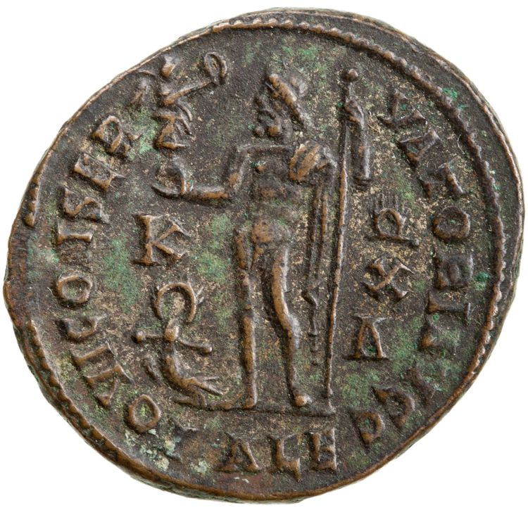 RIC VII Alexandria 18, reverse, American Numismatic Society (ans)