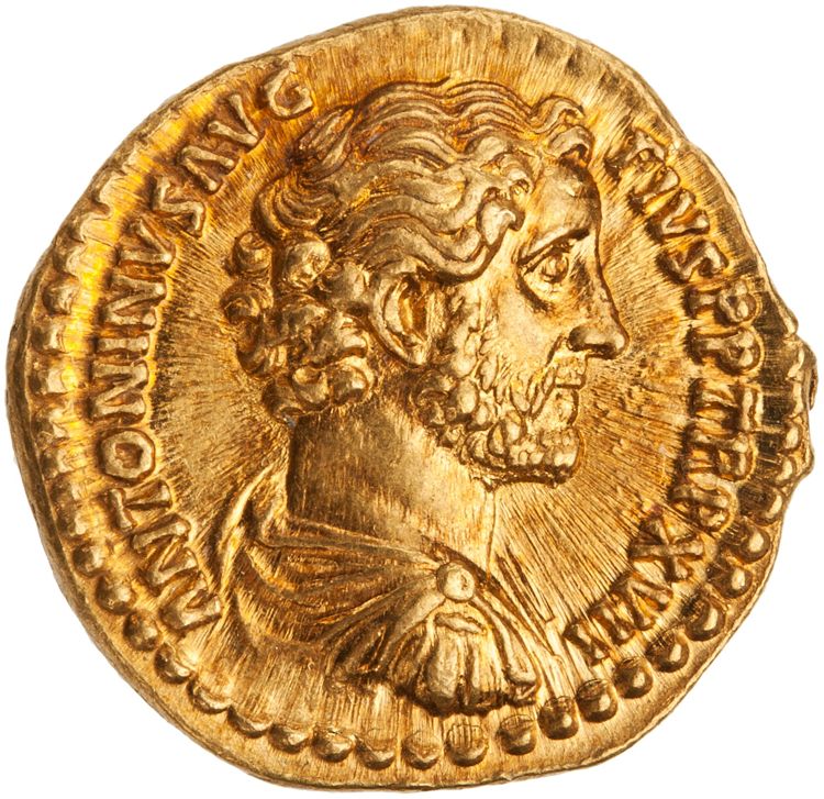 RIC III Antoninus Pius 233A, аверс, American Numismatic Society (ans)