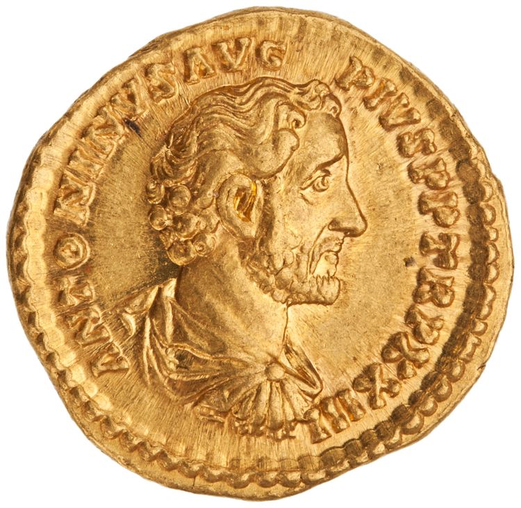RIC III Antoninus Pius 302A, аверс, American Numismatic Society (ans)