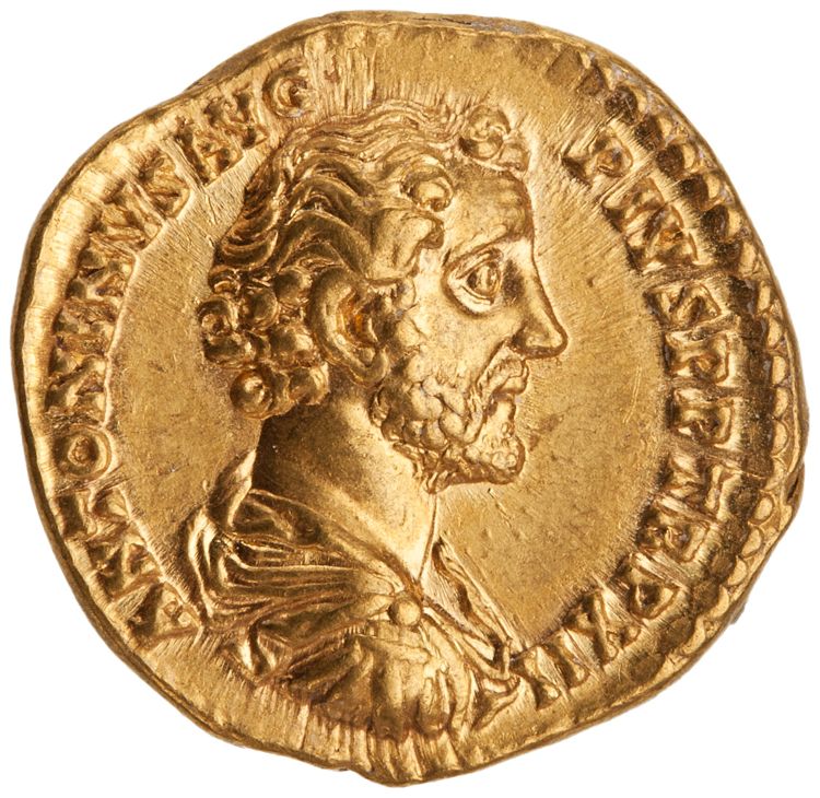 RIC III Antoninus Pius 177c, аверс, American Numismatic Society (ans)