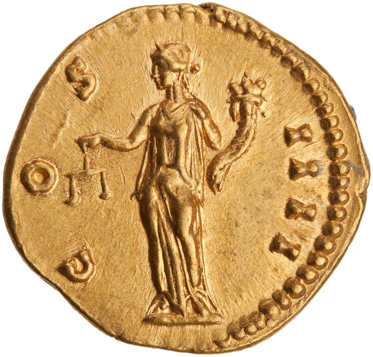 RIC III Antoninus Pius 177c, реверс, American Numismatic Society (ans)