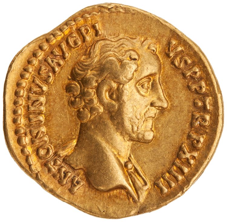 RIC III Antoninus Pius 192D, аверс, American Numismatic Society (ans)