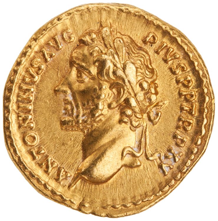 RIC III Antoninus Pius 206, аверс, American Numismatic Society (ans)