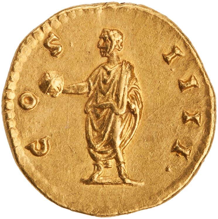 RIC III Antoninus Pius 206, реверс, American Numismatic Society (ans)