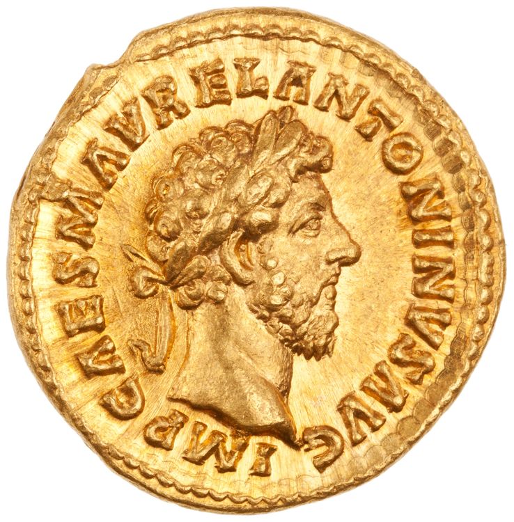 аверс RIC III Marcus Aurelius 10
