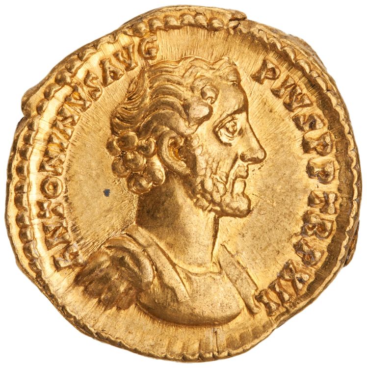 RIC III Antoninus Pius 177c, аверс, American Numismatic Society (ans)