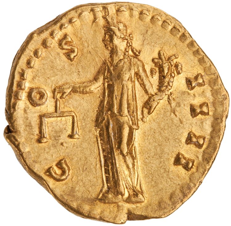 RIC III Antoninus Pius 177c, реверс, American Numismatic Society (ans)
