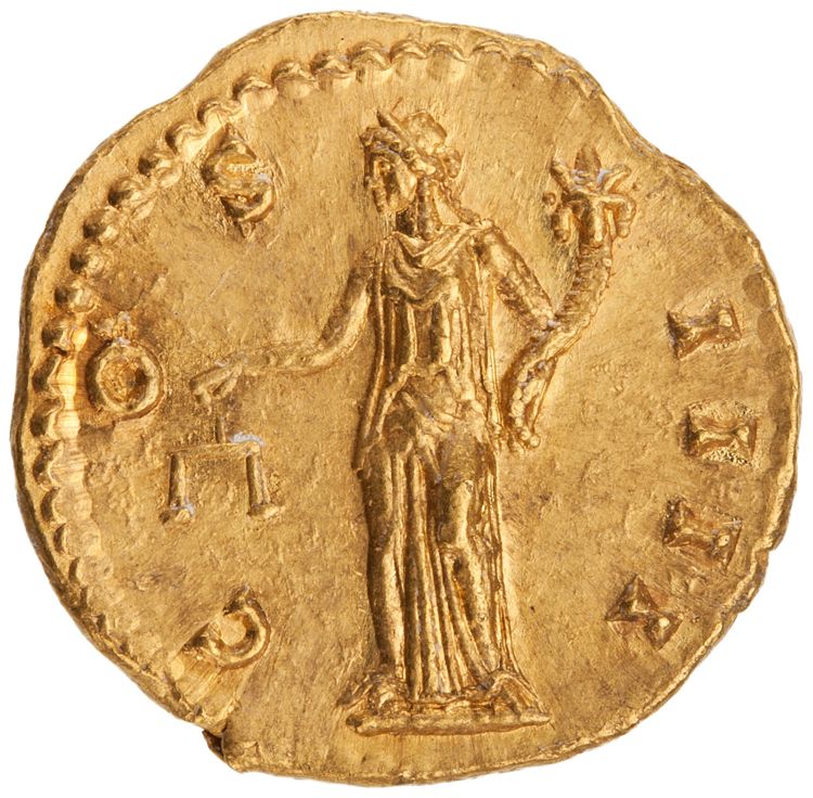 RIC III Antoninus Pius 177e, реверс, American Numismatic Society (ans)