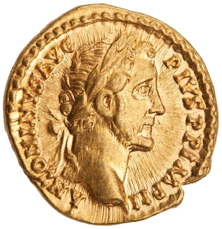 RIC III Antoninus Pius 255a, аверс, American Numismatic Society (ans)