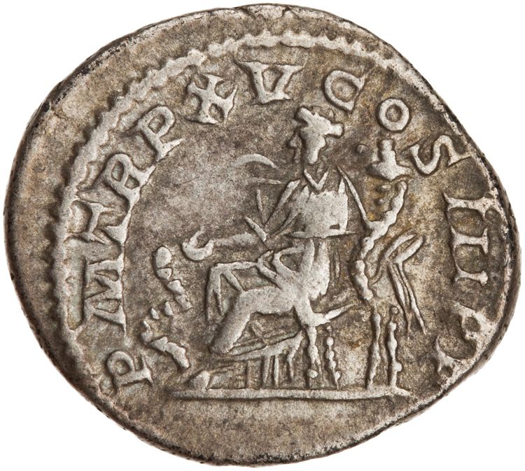 RIC IV Caracalla 196, reverse, American Numismatic Society (ans)