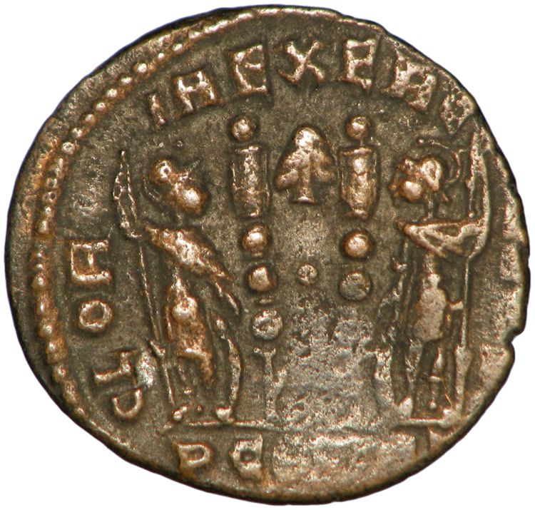 реверс RIC VII Arelate 387
