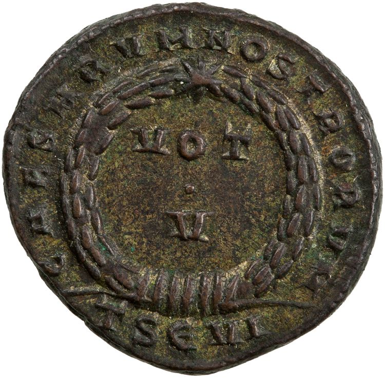 RIC VII Thessalonica 119, reverse, American Numismatic Society (ans)
