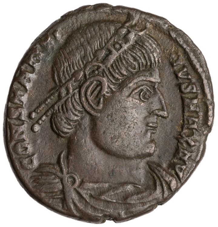 RIC VII Arelate 370, obverse, American Numismatic Society (ans)