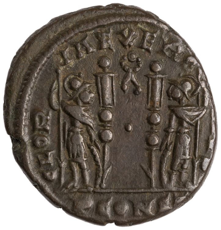 RIC VII Arelate 370, reverse, American Numismatic Society (ans)