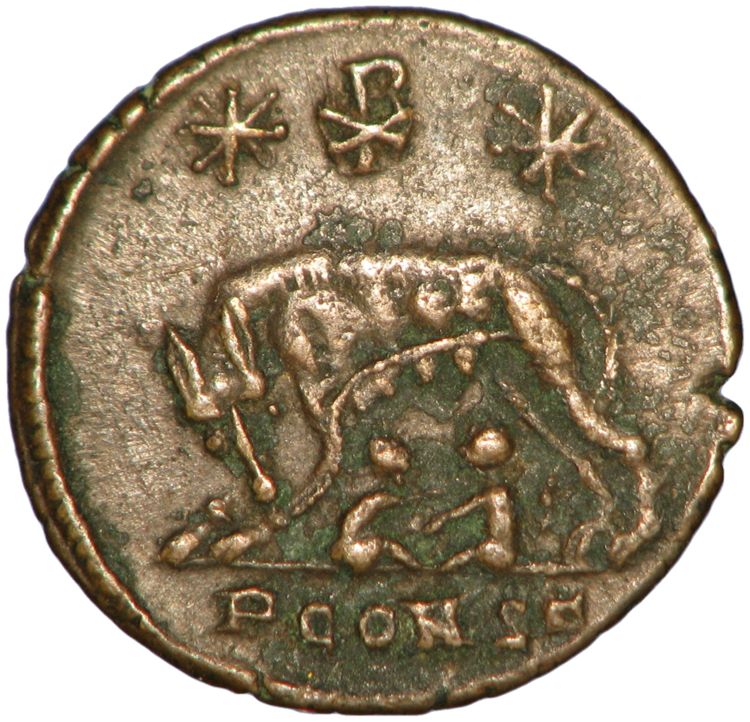 RIC VII Arelate 385, реверс, American Numismatic Society (ans)