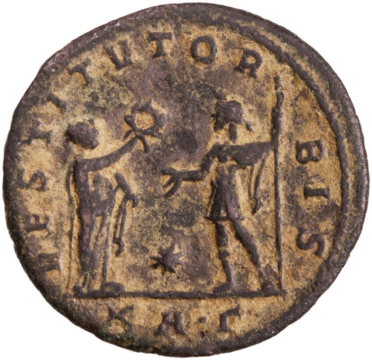 реверс RIC V Aurelian 301
