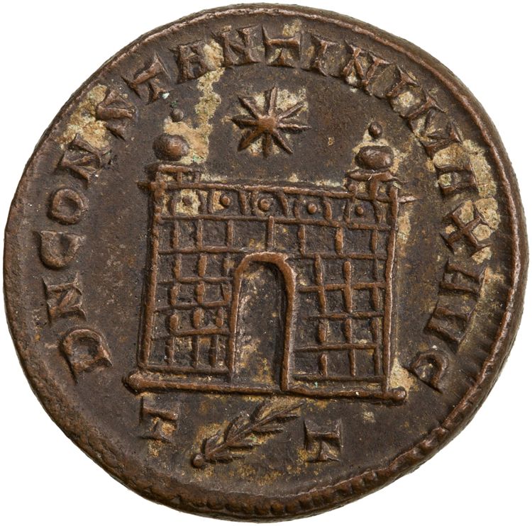 реверс RIC VII Ticinum 205