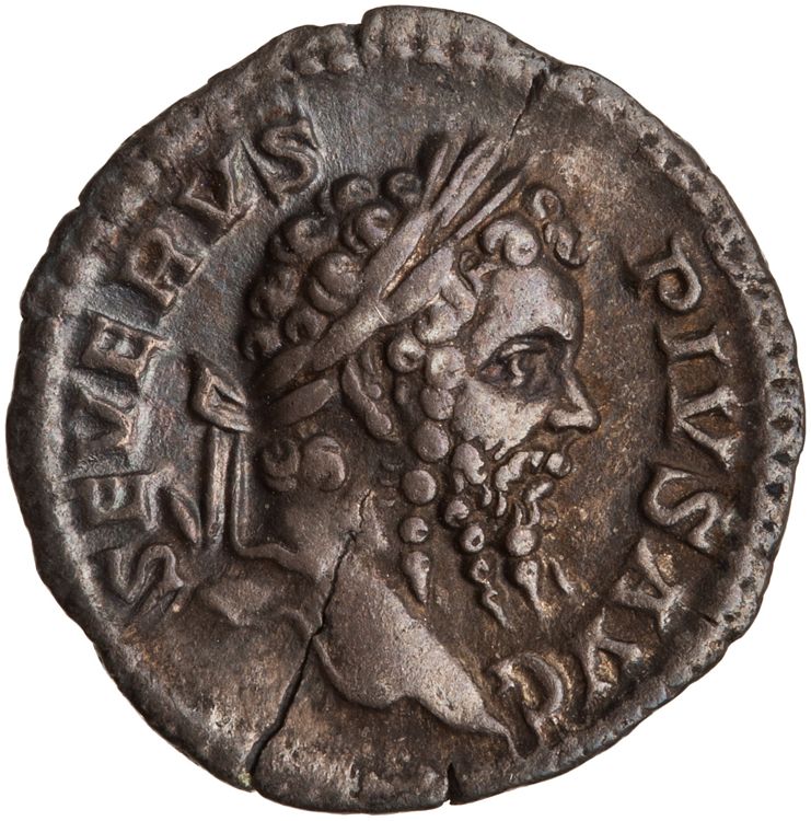 RIC IV Septimius Severus 230, obverse, American Numismatic Society (ans)