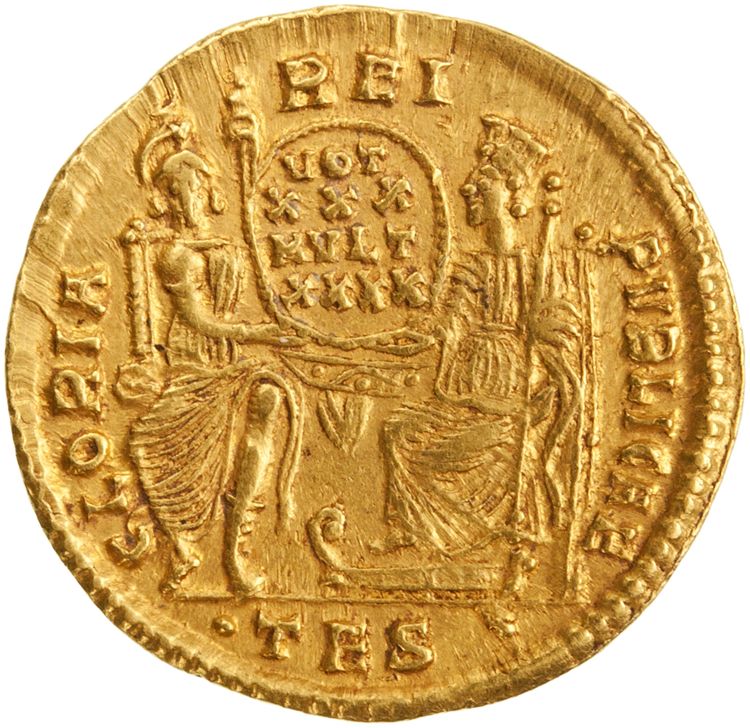 RIC VIII Thessalonica 150, реверс, American Numismatic Society (ans)