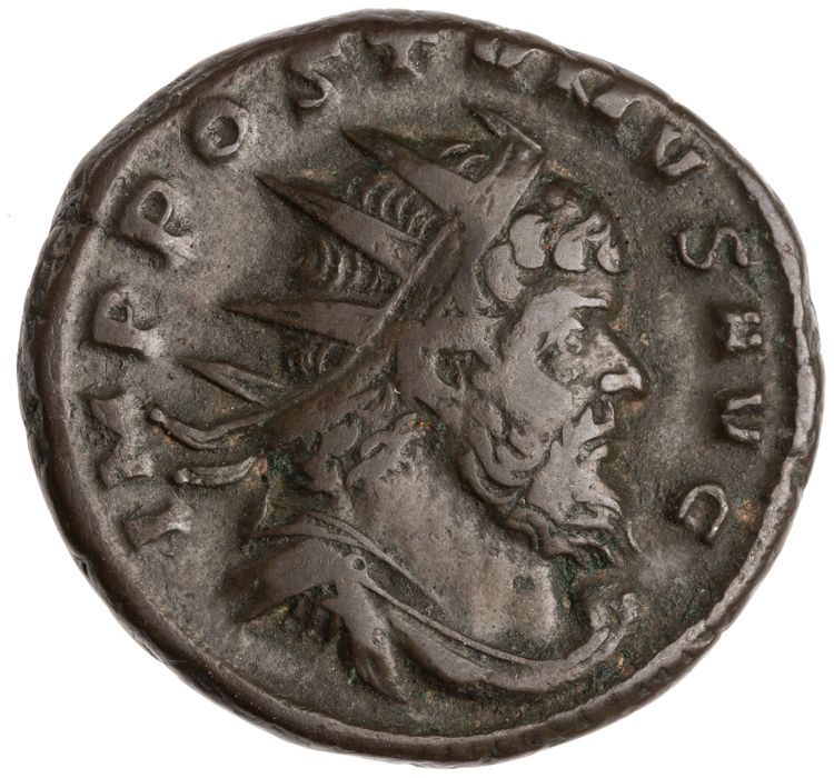 RIC V Postumus 373, obverse, American Numismatic Society (ans)