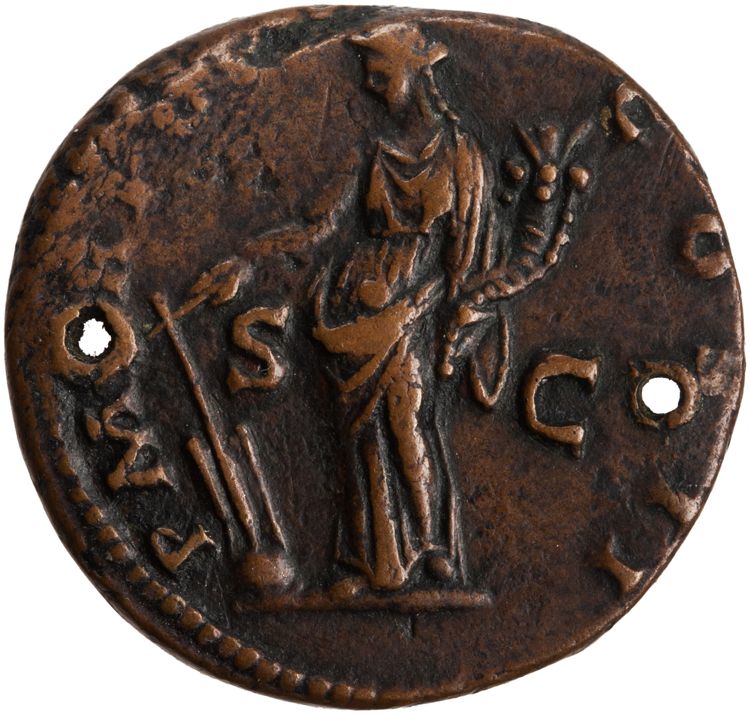 RIC III Antoninus Pius 533A, реверс, American Numismatic Society (ans)