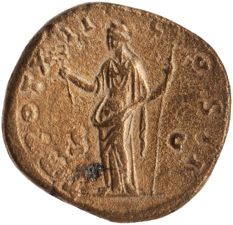 RIC III Antoninus Pius 1344, реверс, American Numismatic Society (ans)