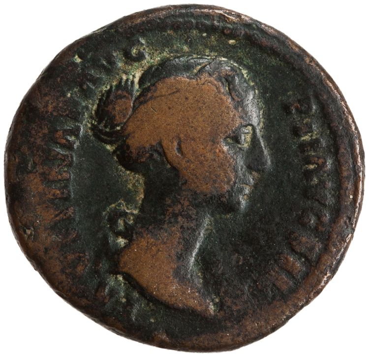 RIC III Antoninus Pius 1403b (as), аверс, American Numismatic Society (ans)