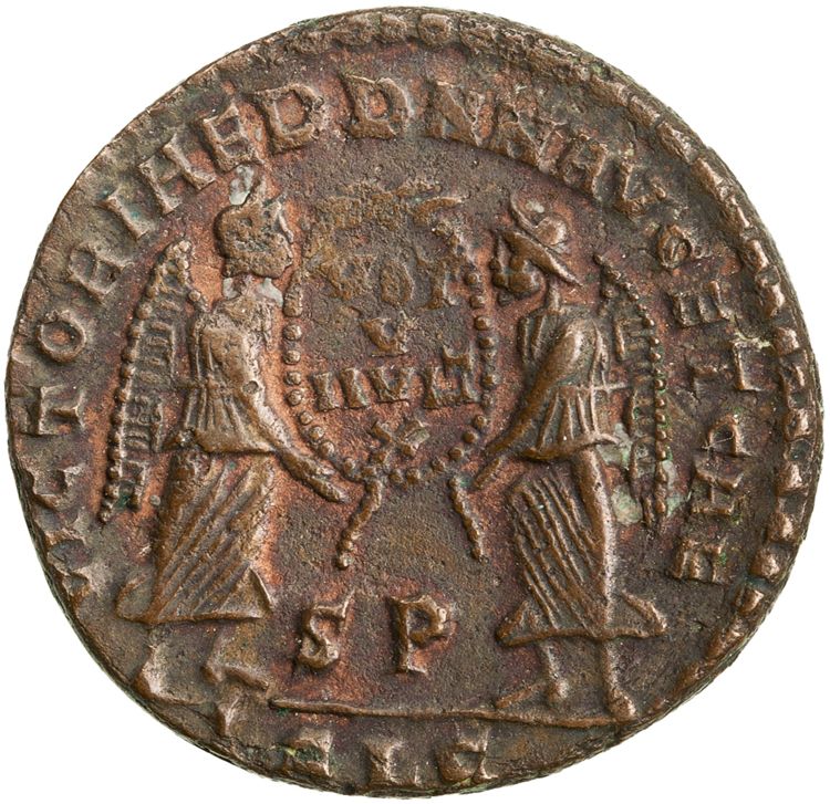 RIC VIII Lugdunum 141, реверс, American Numismatic Society (ans)