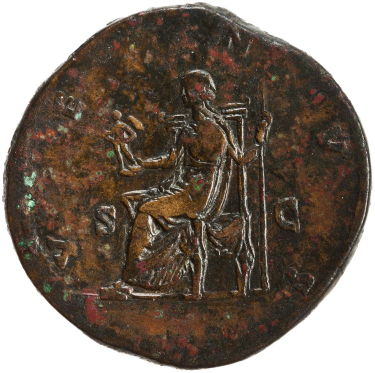 RIC III Marcus Aurelius 1776, реверс, American Numismatic Society (ans)