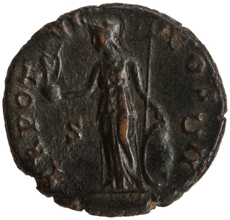 RIC III Antoninus Pius 1305A (dupondius), реверс, American Numismatic Society (ans)