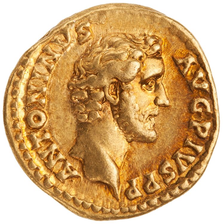 RIC III Antoninus Pius 53A, аверс, American Numismatic Society (ans)