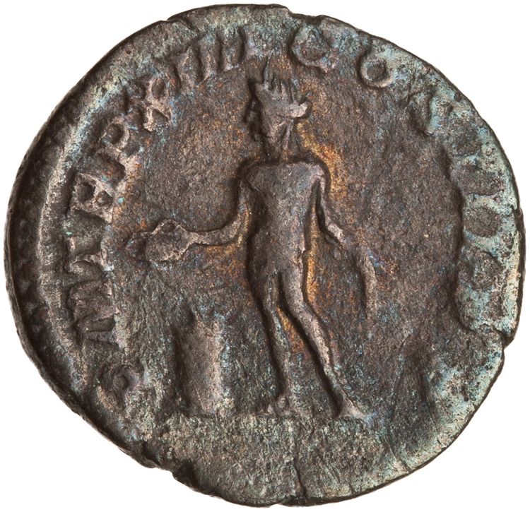 RIC IV Septimius Severus 201, реверс, American Numismatic Society (ans)