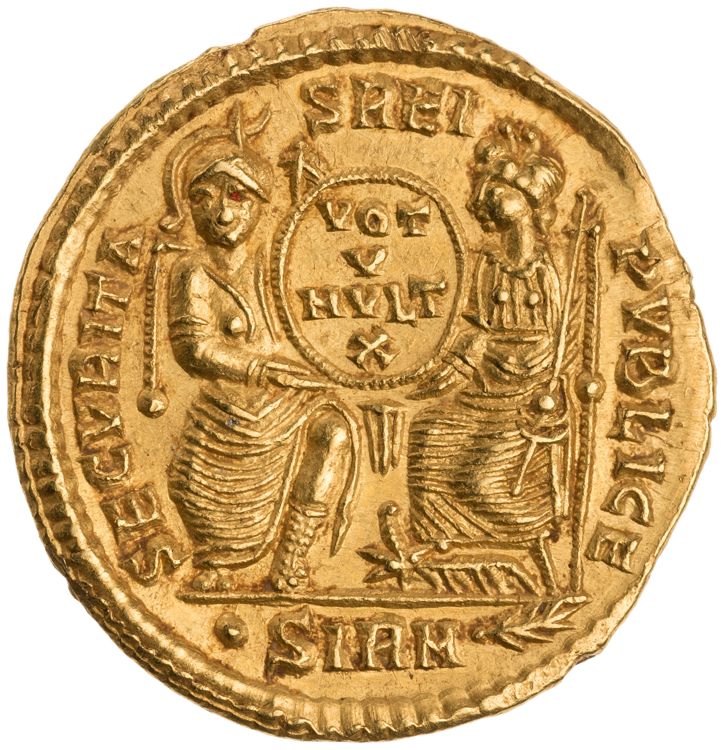 RIC VIII Sirmium 115, реверс, American Numismatic Society (ans)