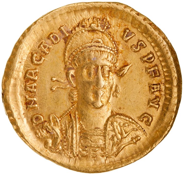 RIC X Arcadius 23, аверс, American Numismatic Society (ans)
