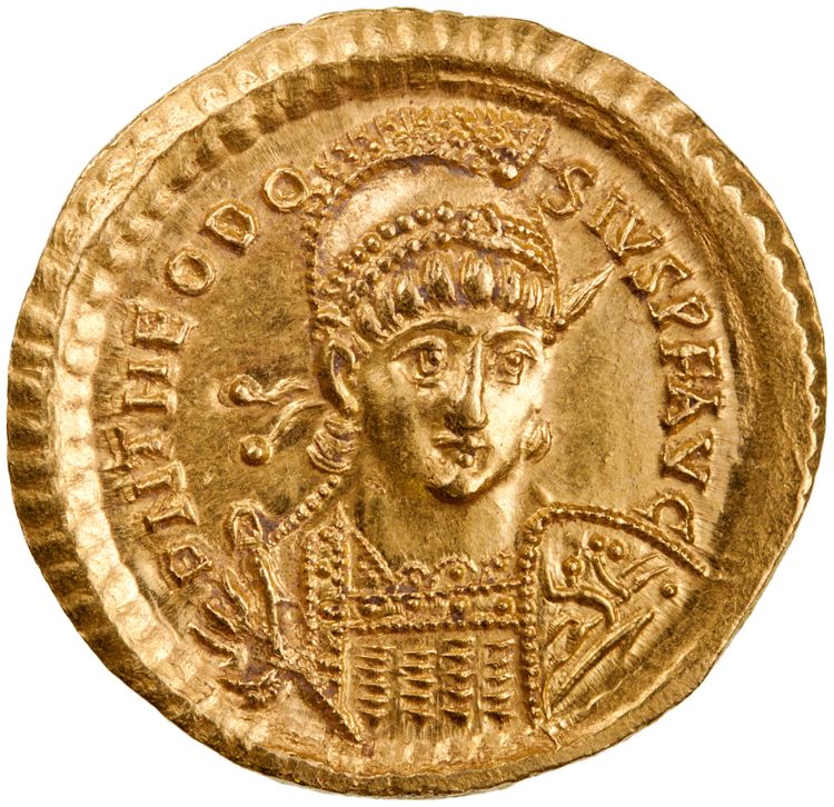 RIC X Theodosius II (East) 237, obverse, American Numismatic Society (ans)