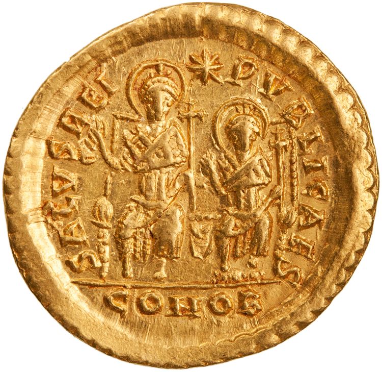 RIC X Theodosius II (East) 237, reverse, American Numismatic Society (ans)