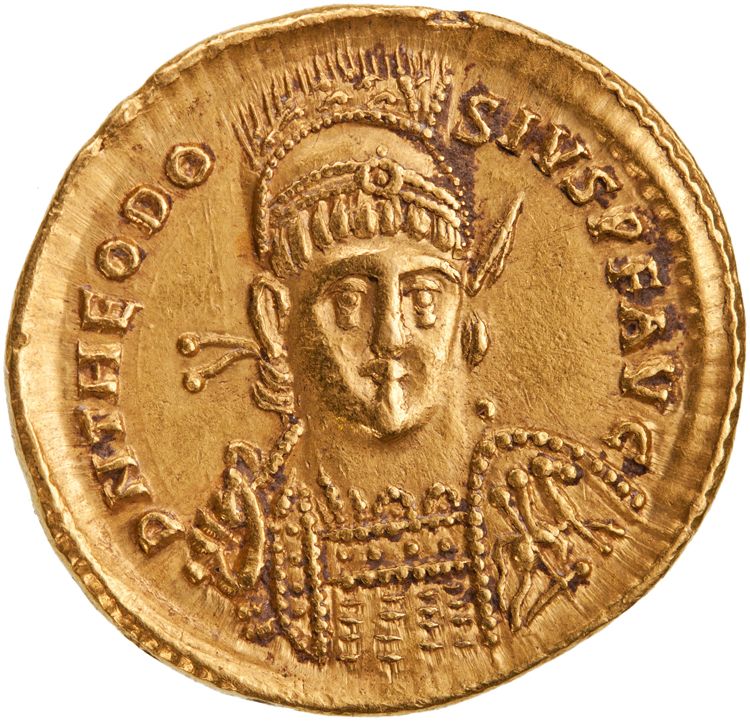 RIC X Theodosius II (East) 237, obverse, American Numismatic Society (ans)