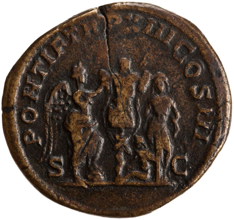 RIC IV Caracalla 451, реверс, American Numismatic Society (ans)