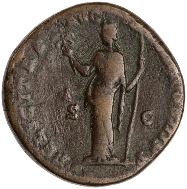 RIC III Marcus Aurelius 1227, reverse, American Numismatic Society (ans)