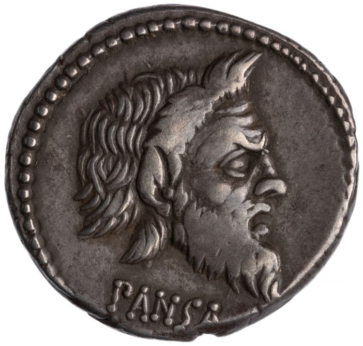 RRC 342/2, аверс, American Numismatic Society (ans)
