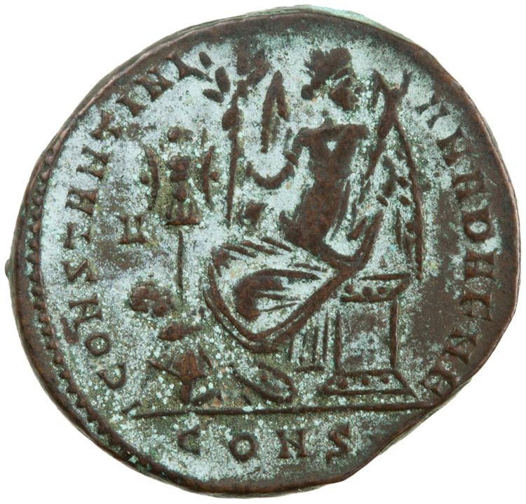 RIC VII Constantinople 30, реверс, American Numismatic Society (ans)