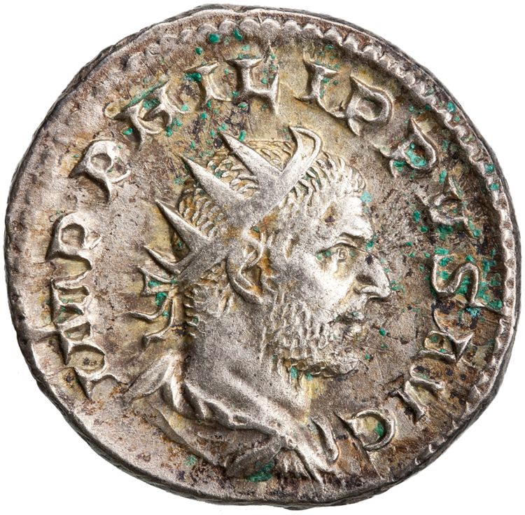 RIC IV Philip I 21, аверс, American Numismatic Society (ans)