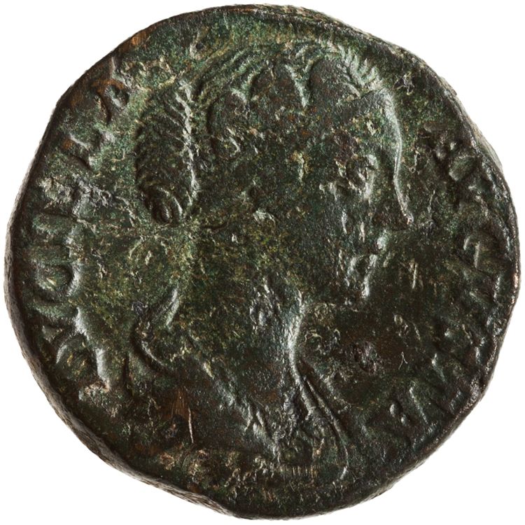 RIC III Marcus Aurelius 1746, obverse, American Numismatic Society (ans)