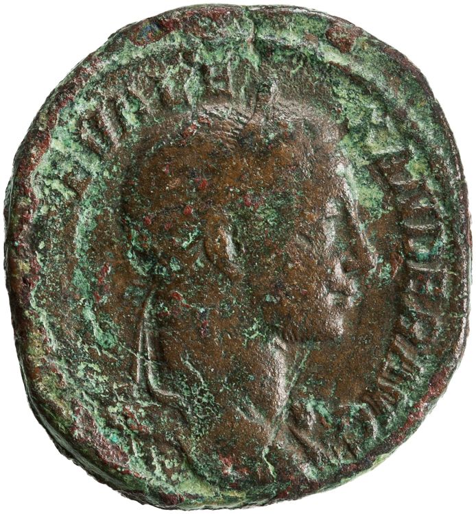 RIC IV Severus Alexander 602, аверс, American Numismatic Society (ans)