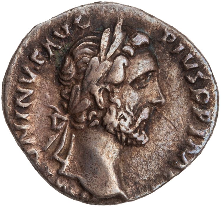 RIC III Antoninus Pius 124, аверс, American Numismatic Society (ans)
