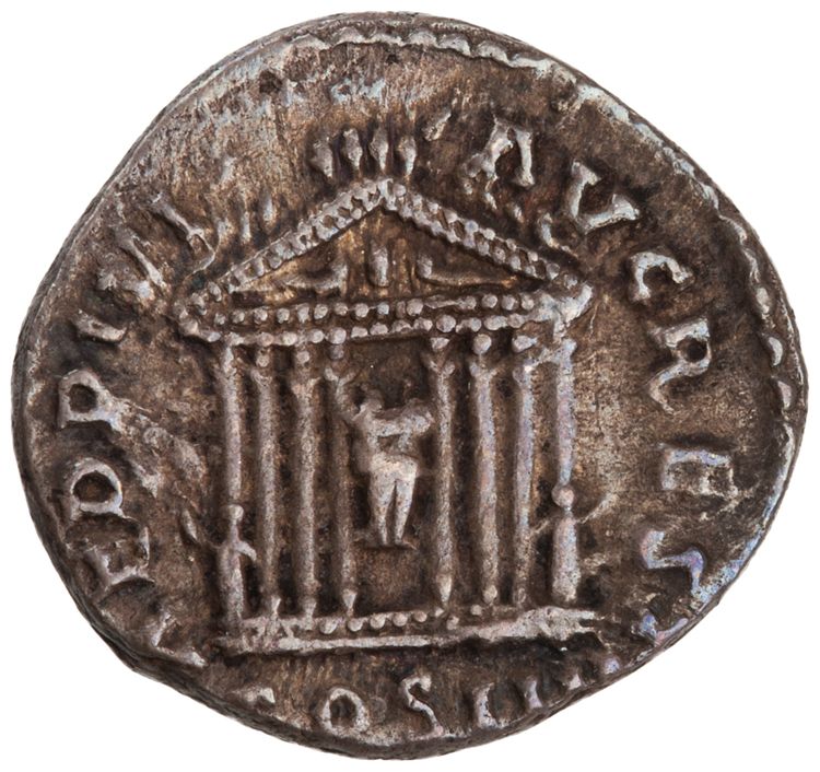 RIC III Antoninus Pius 124, реверс, American Numismatic Society (ans)