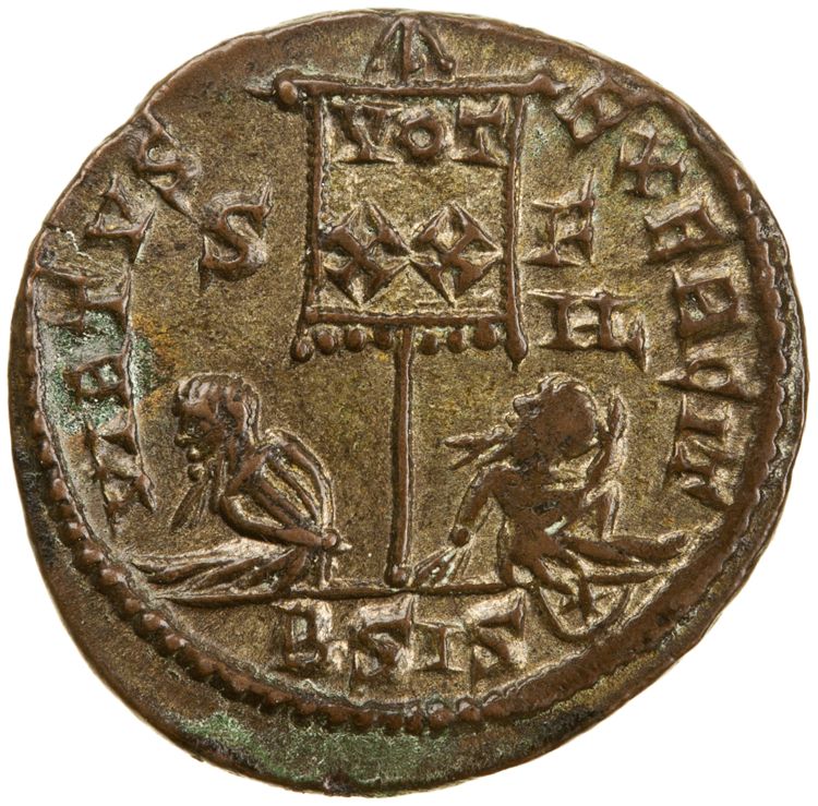 RIC VII Siscia 129, реверс, American Numismatic Society (ans)