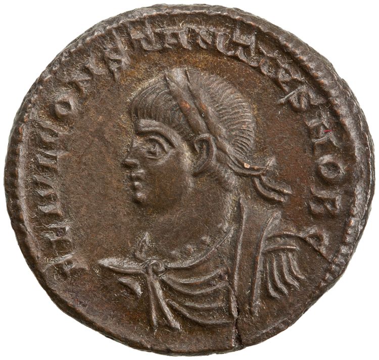 RIC VII Siscia 203, аверс, American Numismatic Society (ans)