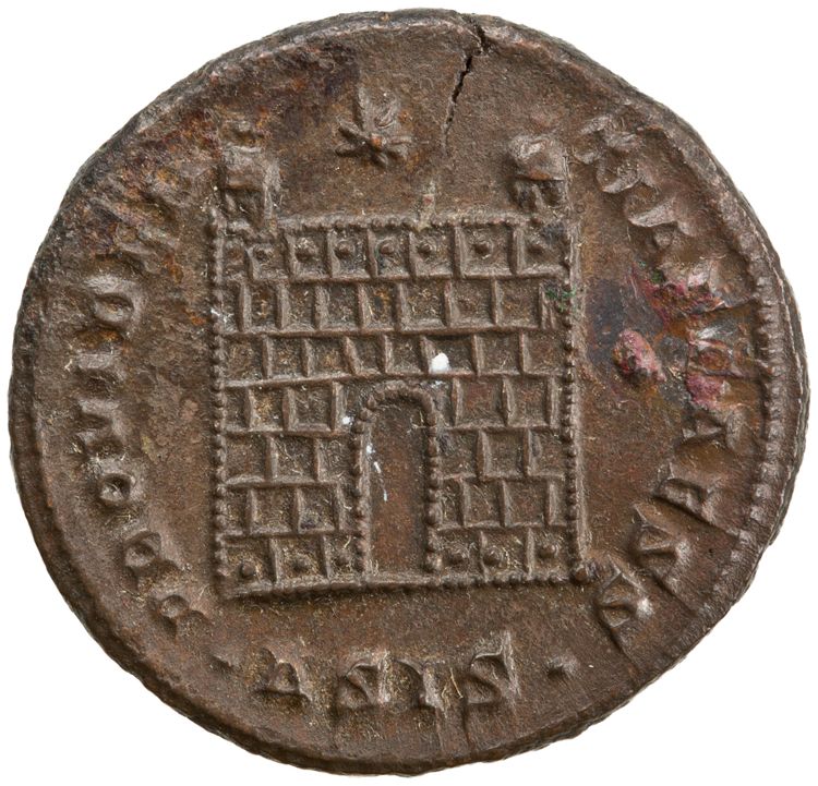 RIC VII Siscia 203, реверс, American Numismatic Society (ans)